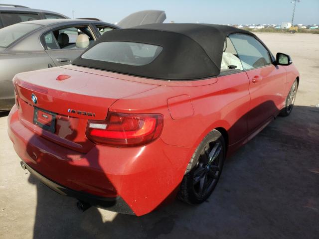 WBA1M1C56FVZ99321 - 2015 BMW M235I RED photo 4