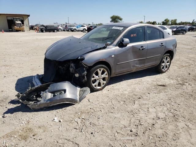 JM1BK32F981137367 - 2008 MAZDA 3 I GRAY photo 2