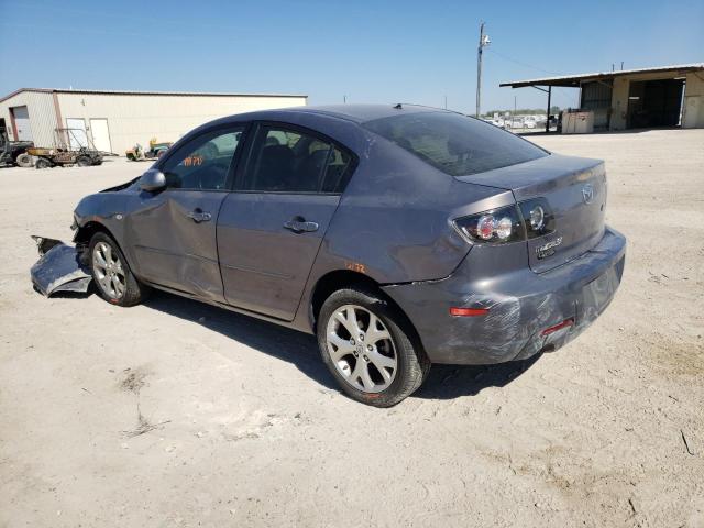 JM1BK32F981137367 - 2008 MAZDA 3 I GRAY photo 3