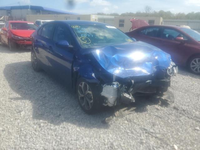 3KPF24AD4KE060077 - 2019 KIA FORTE FE BLUE photo 1