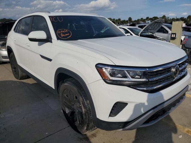 1V2JC2CA8NC207056 - 2022 VOLKSWAGEN ATLAS CROS WHITE photo 1