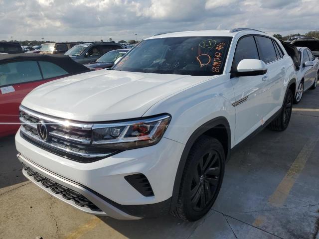 1V2JC2CA8NC207056 - 2022 VOLKSWAGEN ATLAS CROS Blanc photo 2