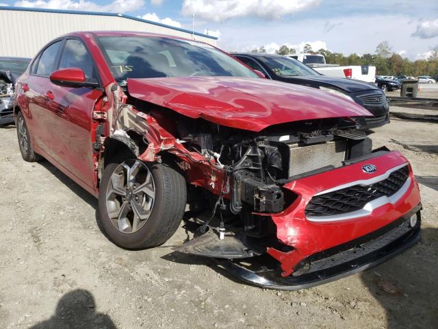 3KPF24AD0LE167631 - 2020 KIA FORTE FE RED photo 1