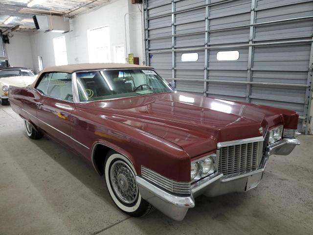 F0171172 - 1970 CADILLAC CONV BURGUNDY photo 1