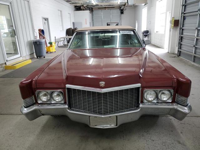 F0171172 - 1970 CADILLAC CONV BURGUNDY photo 9