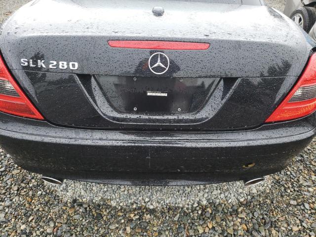 WDBWK54F38F185944 - 2008 MERCEDES-BENZ SLK 280 BLACK photo 9