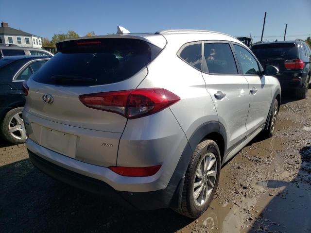 KM8J3CA40JU716076 - 2018 HYUNDAI TUCSON SEL SILVER photo 4