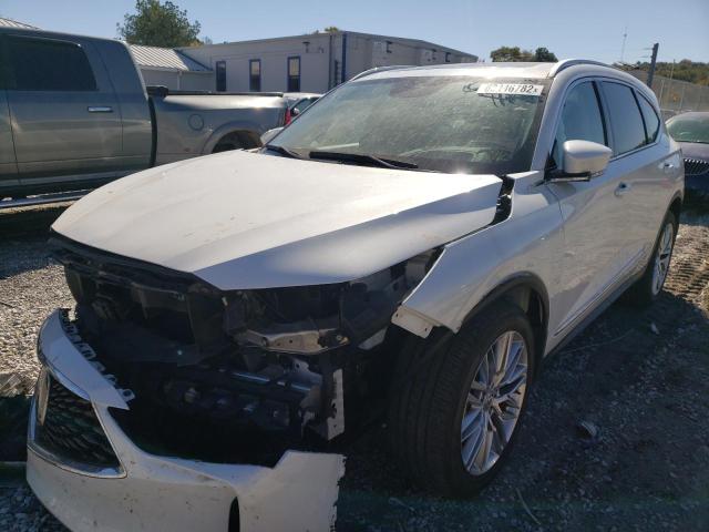 5J8YE1H88NL000209 - 2022 ACURA MDX ADVANC WHITE photo 2