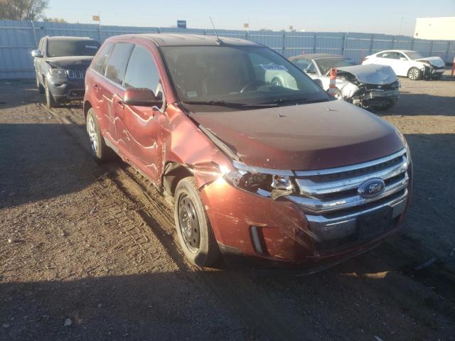 2FMDK4KC3EBA91258 - 2014 FORD EDGE LIMIT RED photo 1