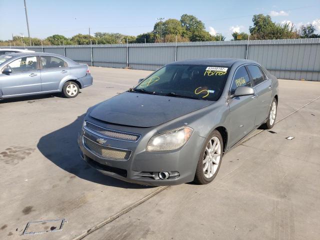 1G1ZK577994187187 - 2009 CHEVROLET MALIBU LTZ ნაცრისფერი ფოტო 2