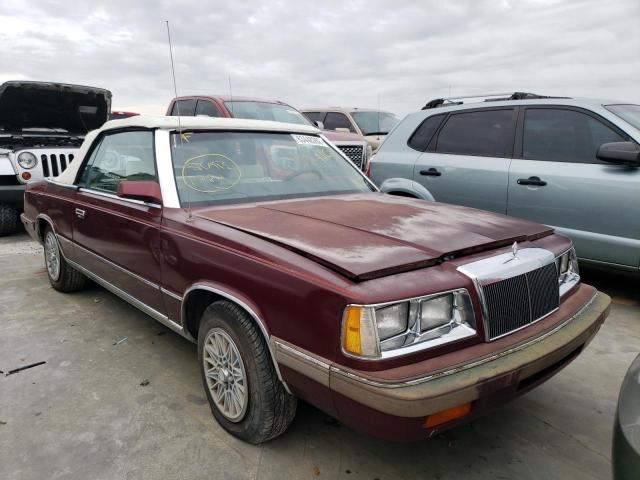 1C3BC55K0GG214161 - 1986 CHRYSLER LEBARON BURGUNDY photo 1