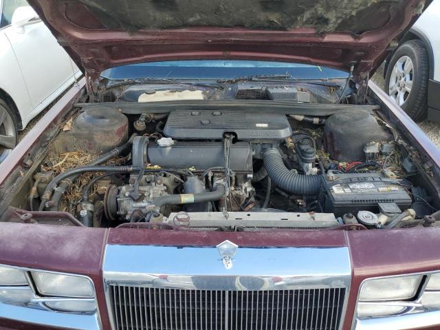 1C3BC55K0GG214161 - 1986 CHRYSLER LEBARON BURGUNDY photo 7