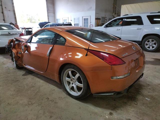 JN1AZ34D63T105222 - 2003 NISSAN 350Z COUPE ORANGE photo 3