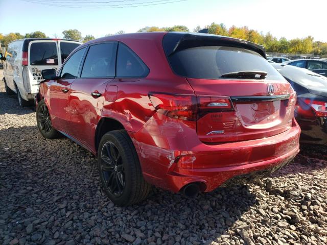 5J8YD4H92LY000266 - 2020 ACURA MDX ADVANC 红色 照片 3