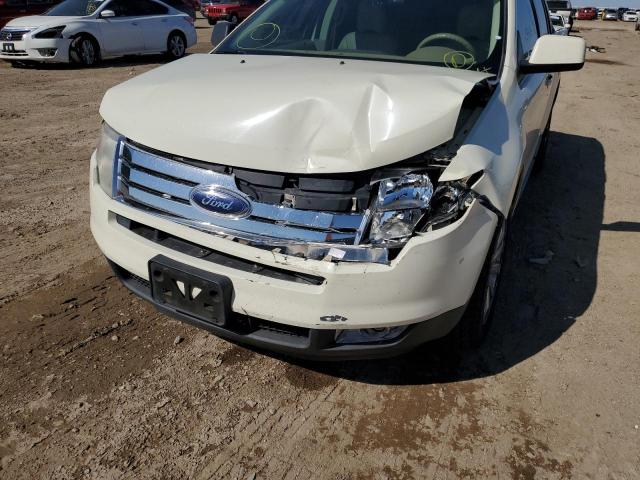 2FMDK39C77BB23230 - 2007 FORD EDGE SEL P BEIGE photo 9