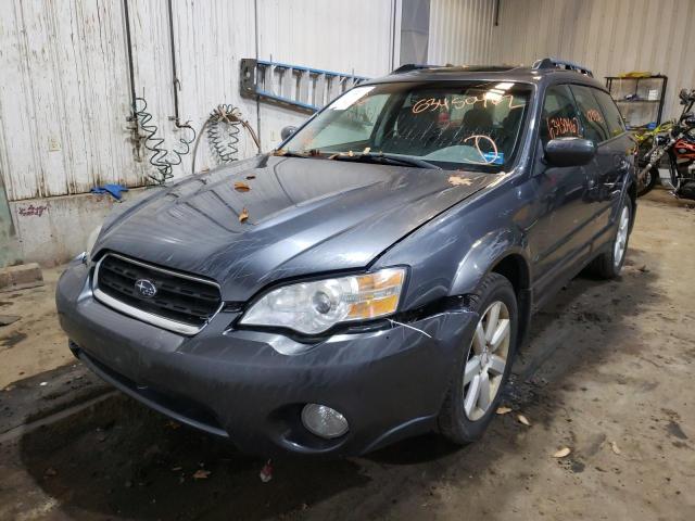 4S4BP62C077319460 - 2007 SUBARU OUTBACK OU GRAY photo 2