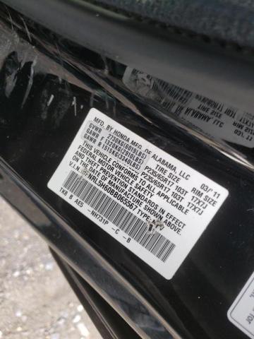 5FNRL5H60BB065567 - 2011 HONDA ODYSSEY EX BLACK photo 10