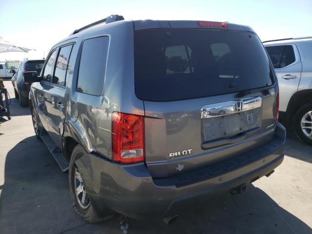 5FNYF38919B011299 - 2009 HONDA PILOT TOUR GRAY photo 3