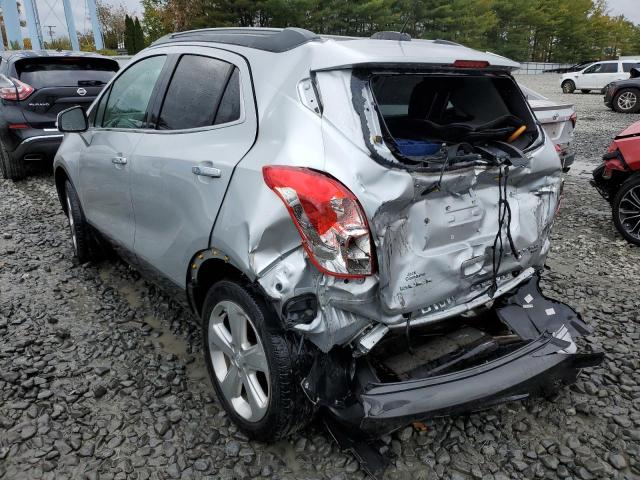 KL4CJGSB4FB051350 - 2015 BUICK ENCORE SILVER photo 3