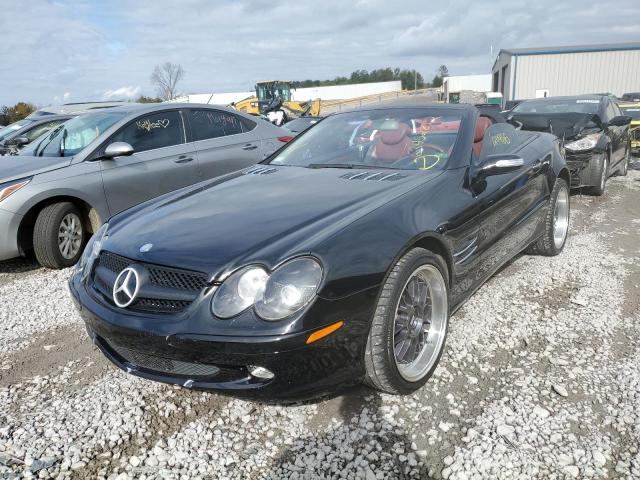 WDBSK75F44F068411 - 2004 MERCEDES-BENZ SL 500 BLACK photo 2