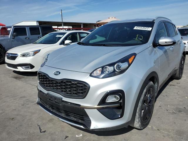 KNDP63AC9L7712641 - 2020 KIA SPORTAGE S SILVER photo 2