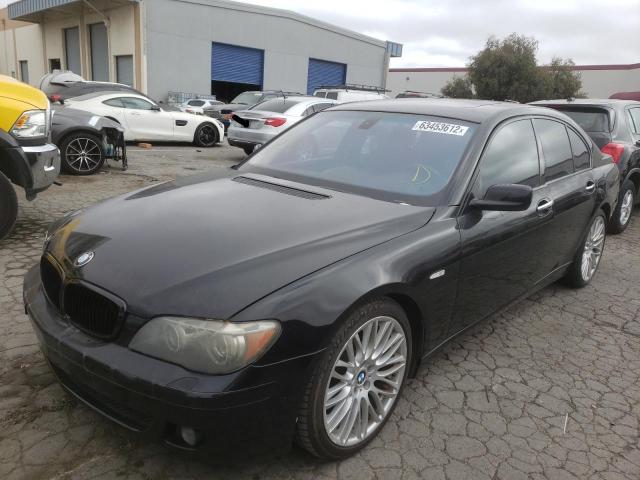 WBAHL83568DT13801 - 2008 BMW 7 SERIES BLACK photo 2