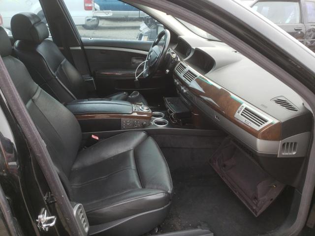 WBAHL83568DT13801 - 2008 BMW 7 SERIES BLACK photo 5