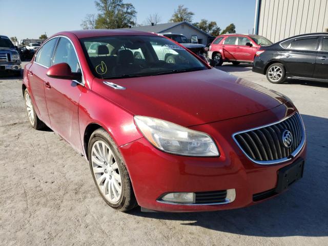 2G4GS5EVXC9195282 - 2012 BUICK REGAL PREM MAROON photo 1