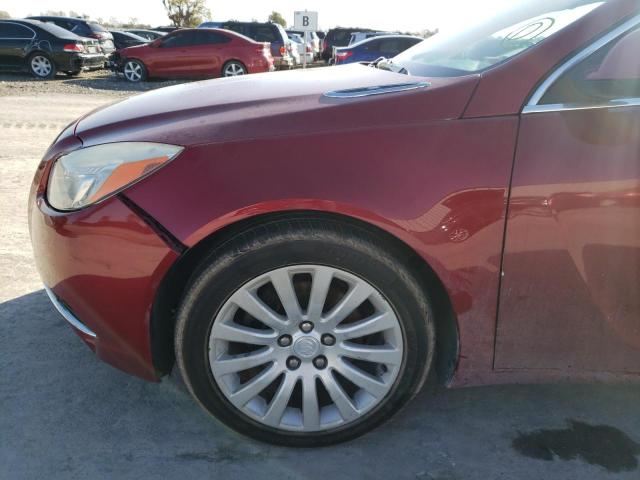 2G4GS5EVXC9195282 - 2012 BUICK REGAL PREM MAROON photo 10