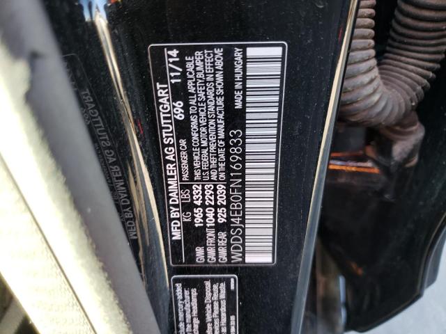 WDDSJ4EB0FN169833 - 2015 MERCEDES-BENZ CLA 250 Qara foto 10