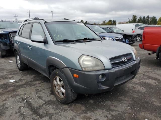 KM8JN12D85U108891 - 2005 HYUNDAI TUCSON GL TEAL photo 1