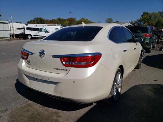 1G4PR5SKXD4110192 - 2013 BUICK VERANO CON WHITE photo 4