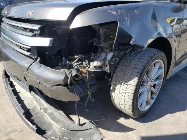 2FMGK5D84JBA15182 - 2018 FORD FLEX LIMIT GRAY photo 9