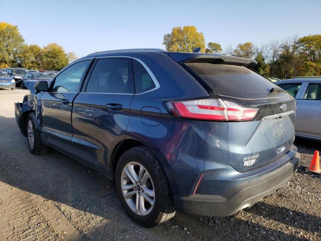 2FMPK4J95KBB75919 - 2019 FORD EDGE SEL BLUE photo 3