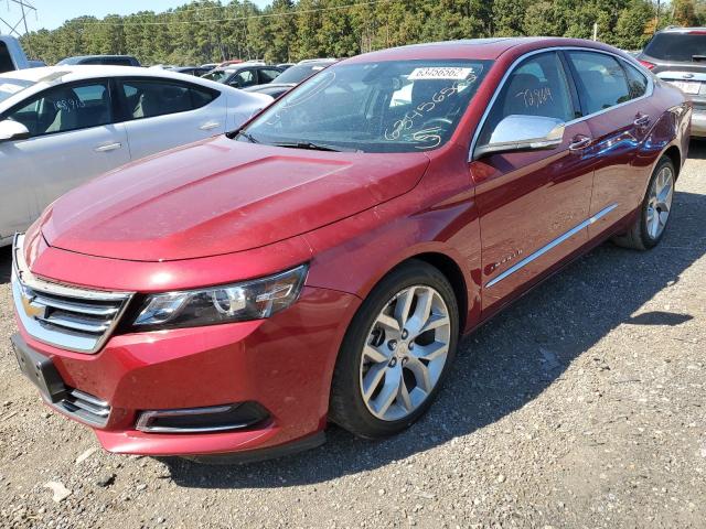 1G1105S32KU139589 - 2019 CHEVROLET IMPALA PRE წითელი ფოტო 2