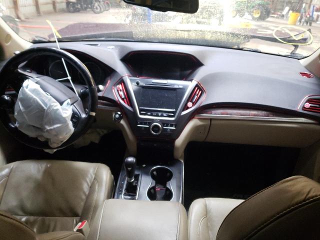 5FRYD4H89EB502974 - 2014 ACURA MDX ADVANC BURGUNDY photo 9