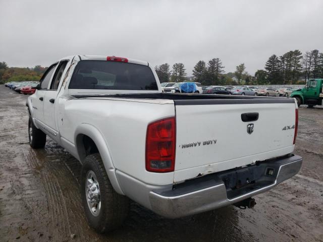 3D7KS28C56G138768 - 2006 DODGE RAM 2500 S WHITE photo 3