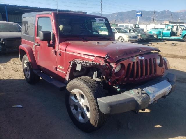 1C4AJWBG5DL507544 - 2013 JEEP WRANGLER S MAROON photo 1