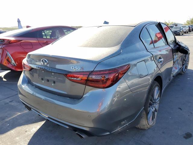 JN1FV7DP9MM850125 - 2021 INFINITI Q50 RED SP GRAY photo 4