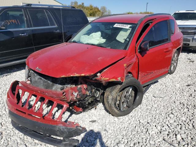 1C4NJDBB2HD103188 - 2017 JEEP COMPASS SP RED photo 2