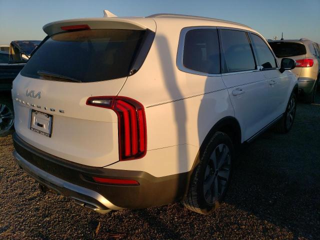 5XYP34HC2NG211892 - 2022 KIA TELLURIDE WHITE photo 4