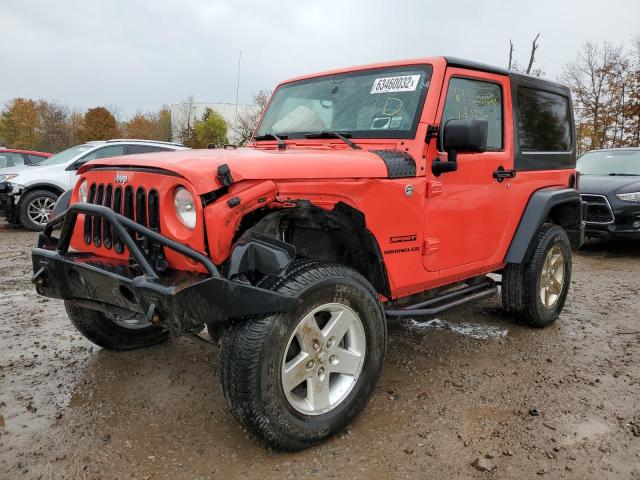 1C4AJWAG6DL615561 - 2013 JEEP WRANGLER S RED photo 2