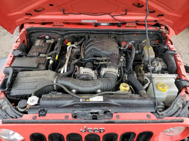 1C4AJWAG6DL615561 - 2013 JEEP WRANGLER S RED photo 7