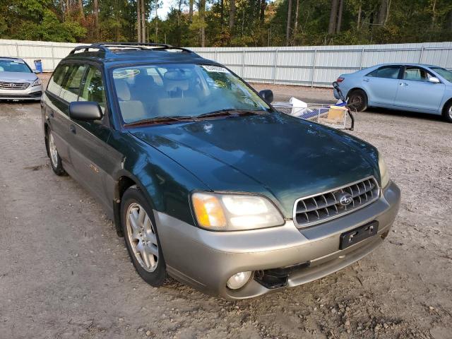 4S3BH675X37653341 - 2003 SUBARU LEGACY OUT GREEN photo 1