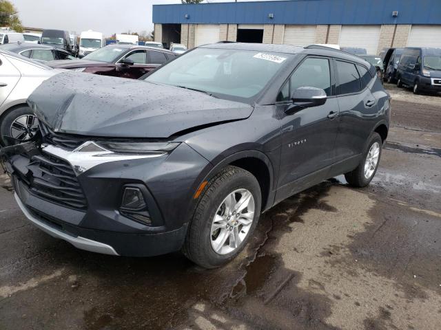 3GNKBCR42NS136521 - 2022 CHEVROLET BLAZER 2LT GRAY photo 2