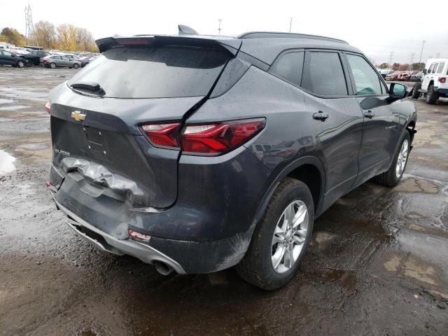 3GNKBCR42NS136521 - 2022 CHEVROLET BLAZER 2LT GRAY photo 4