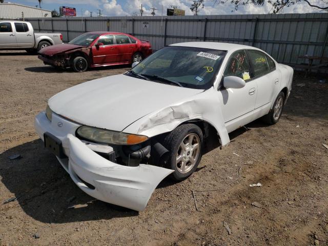 1G3NF52E81C140291 - 2001 OLDSMOBILE ALERO GLS WHITE photo 2