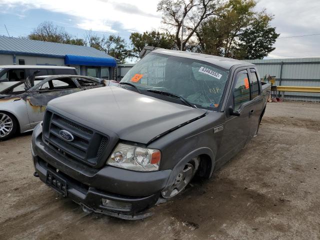 1FTPX14554NA47779 - 2004 FORD F150 GRAY photo 2