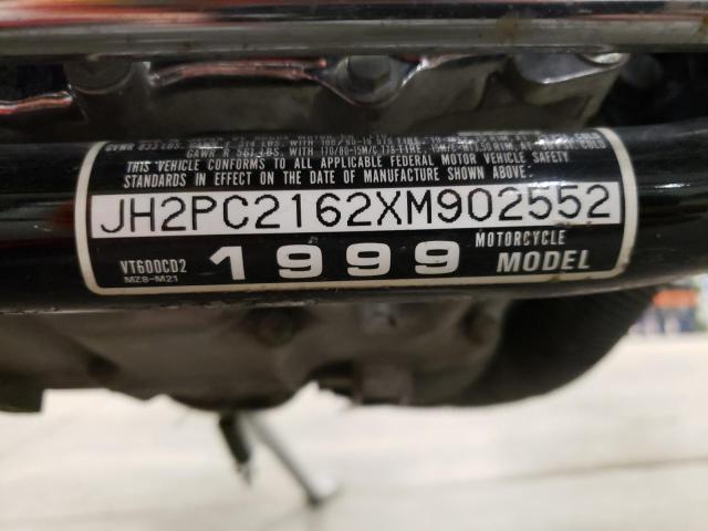 JH2PC2162XM902552 - 1999 HONDA VT600 CD2 RED photo 10