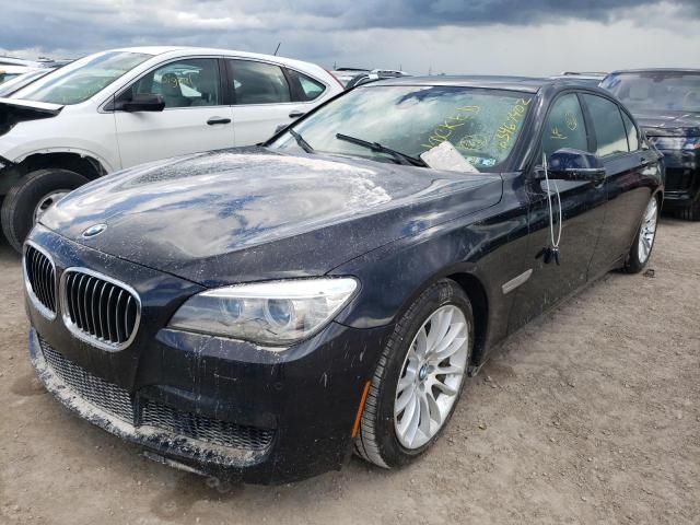 WBAYF4C5XDD127494 - 2013 BMW 740 LXI BLUE photo 2